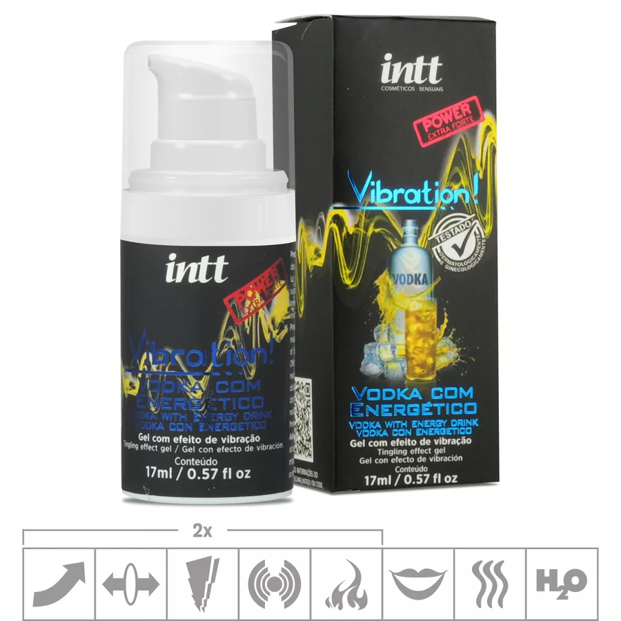 Excitante Unissex Vibration Power 17ml - Vodka c/ Energético