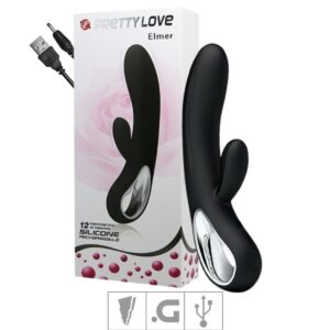 Vibrador de punto G recargable Elmer SI - Negro