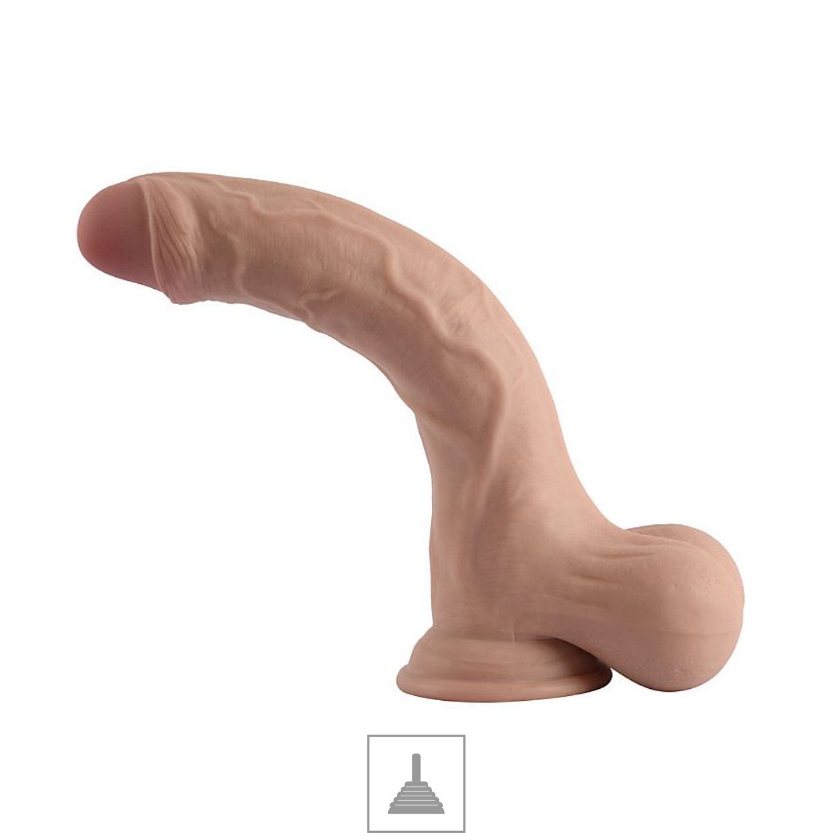 Prótesis Premium 21x14cm con vértebra y ventosa sacroilíaca - Beige - Imagen 2